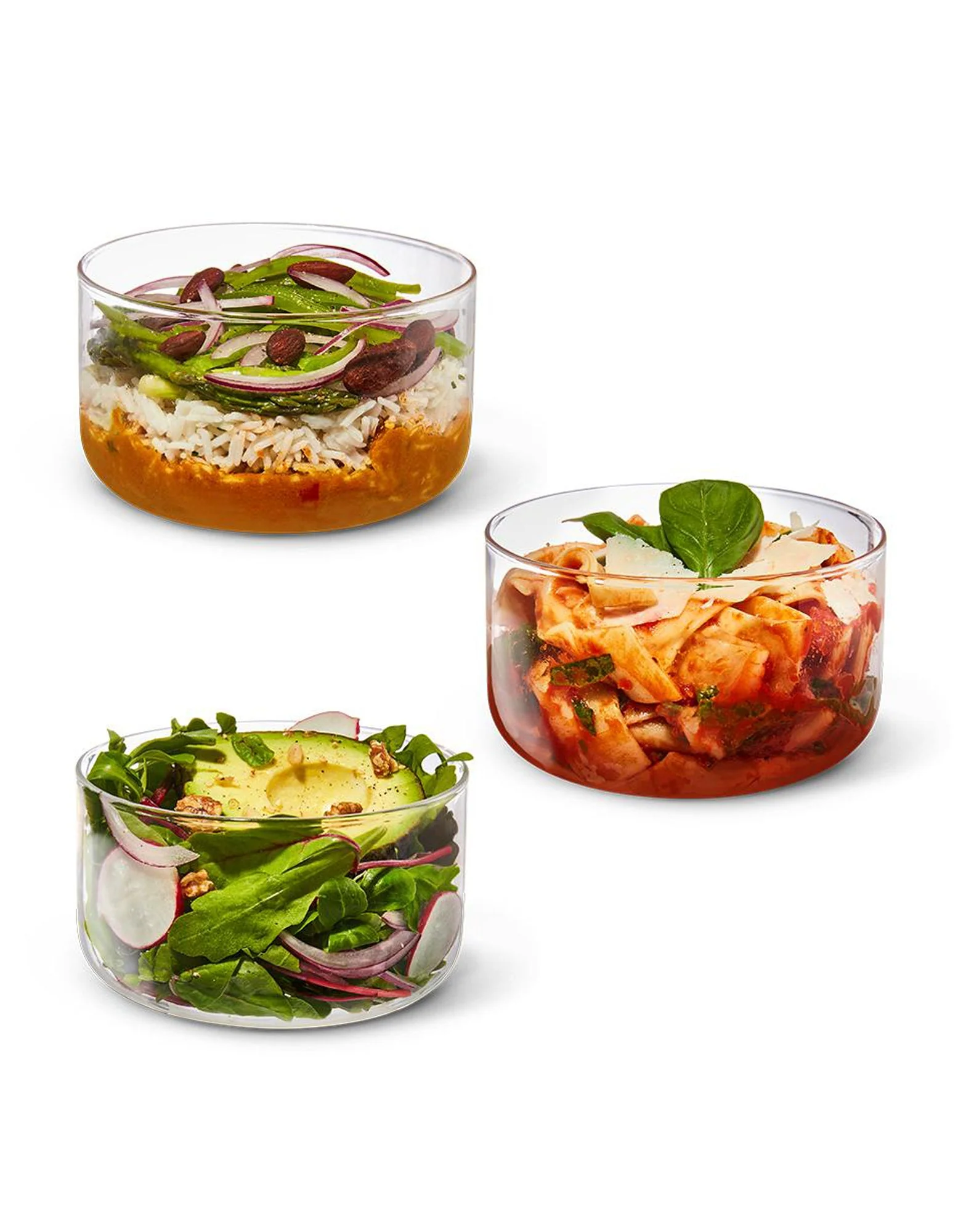 Black and Blum Glass Lunch Bowl - Image 5